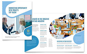 Staffing Agency Brochure Template - InDesign, Illustrator, Word, Publisher, Pages