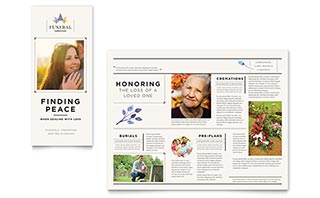 Funeral Services Brochure Template