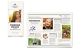 Funeral Services Brochure Design Template