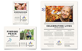 Funeral Services Flyer & Ad Template Design