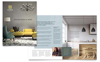 Interior Design Brochure Template