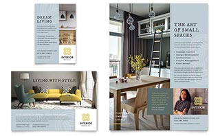 Interior Design Flyer & Ad Template