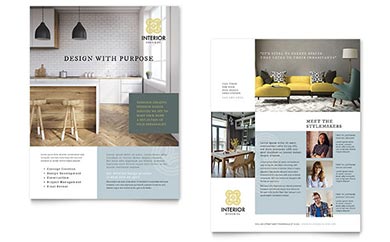 Interior Design Datasheet Design Example