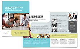 Small Business Consultant Brochure Template Design