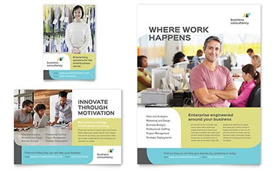 Small Business Consultant Flyer & Ad Download