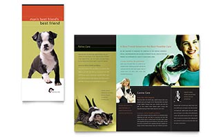 Veterinary Clinic Brochure Template