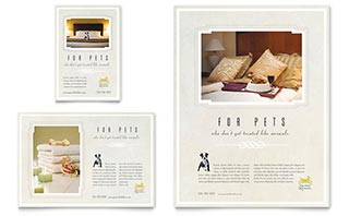 Pet Hotel & Spa Flyer & Ad Template