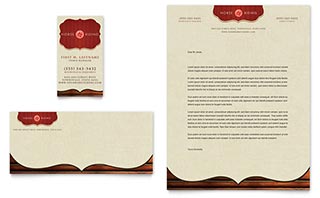 Horse Riding Stables & Camp Business Card & Letterhead Template