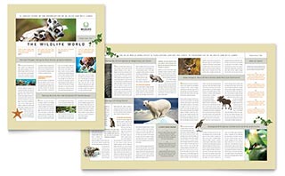 Nature & Wildlife Conservation Newsletter Template