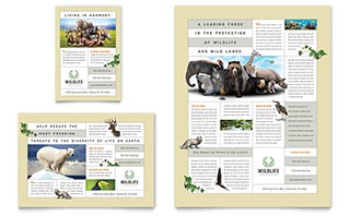 Nature & Wildlife Conservation Flyer & Ad Template