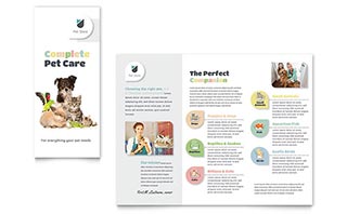 Pet Store Brochure