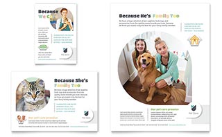 Pet Store Flyer & Ad Template