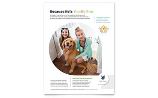 Pet Store Flyer Template