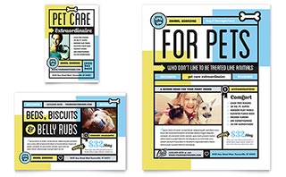 Pet Boarding Flyer & Ad Template