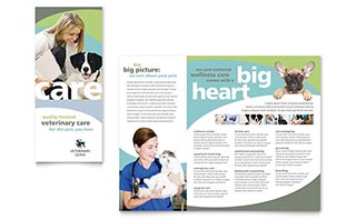 Vet Clinic Brochure Template