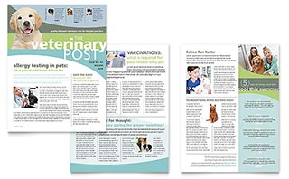 Vet Clinic Newsletter Template