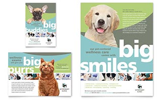 Vet Clinic Flyer & Ad Template