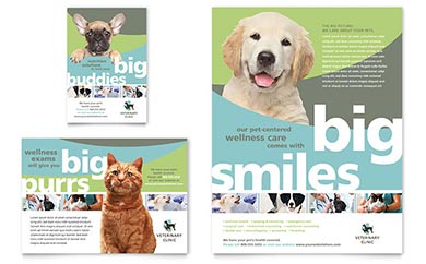 Vet Clinic Flyer & Ad Download