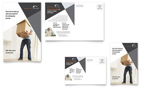 Contemporary & Modern Real Estate Postcard Template Design