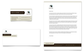 Residential Realtor Business Card & Letterhead Design Template