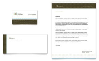 Urban Real Estate Business Card & Letterhead Template