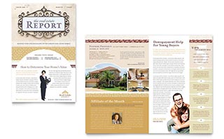 Luxury Real Estate Newsletter Template