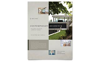 Contemporary Residence Flyer Template