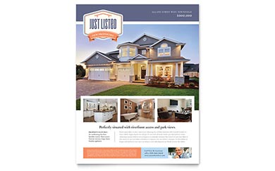 Real Estate Property Flyer Design Example