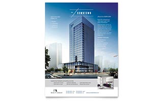 Downtown Apartment Flyer Template