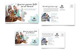 Apartment Postcard Template Design