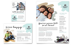 Apartment Flyer & Ad Template Design