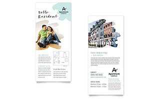 Apartment Rack Card Template