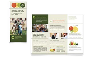 Mortgage Broker Tri Fold Brochure Template