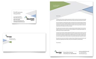 Realtor Business Card & Letterhead Template