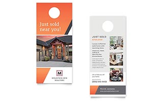 Mountain Real Estate Rack Card Template