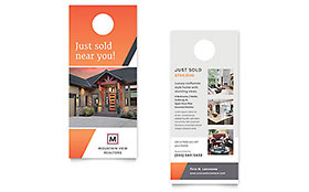 Mountain Real Estate Rack Card Template Design