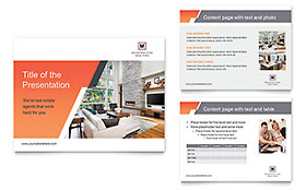 Mountain Real Estate PowerPoint Presentation Template Design