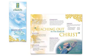 Christian Church Brochure Template