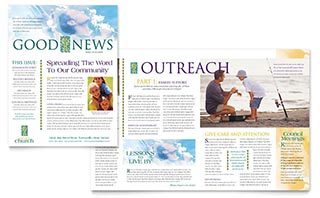 Christian Church Newsletter Template