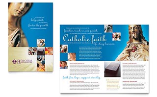 Catholic Parish and School Brochure Template