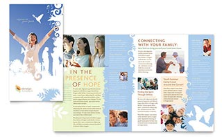 Christian Church Brochure Template