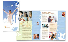 Christian Church Brochure Template Design