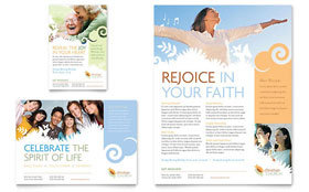 Christian Church Flyer & Ad Template Design