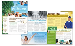 Community Church Newsletter Template