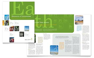 Environmental & Agricultural Non Profit Brochure Template