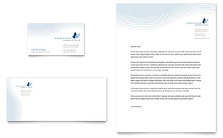 Christian Ministry Business Card & Letterhead Template