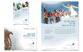 Christian Ministry Flyer & Ad Template Design