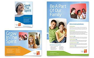 Church Youth Ministry Flyer & Ad Template