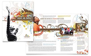 Church Youth Group Brochure Template