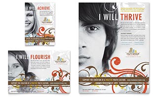 Church Youth Group Flyer & Ad Template